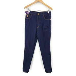 VTG Nina Martini High Waisted Stretch Jeans Womens 13 Dark Blue